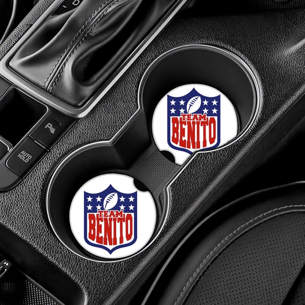 Team Benito Car Cup Holder Coasters